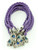 Hamsa Hand String Purple Evil Eye Lucky Spiritual Bracelets Success Protection