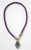 Hamsa Hand String Purple Evil Eye Lucky Spiritual Bracelets Success Protection