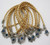 Lot Hamsa Hand String Gold Evil Eye Lucky Spiritual Bracelets Success Protection
