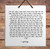 Hebrew Book of Psalms Wooden TILE holy bible Tehillim Chapter 10 תהילים עברית