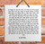 Hebrew Book of Psalms Wooden TILE holy bible Tehillim Chapter 9 תהילים עברית