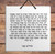 Hebrew Book of Psalms Wooden TILE holy bible Tehillim Chapter 143 תהילים עברית