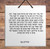 Hebrew Book of Psalms Wooden TILE holy bible Tehillim Chapter 99 תהילים עברית
