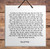 Hebrew Book of Psalms Wooden TILE holy bible Tehillim Chapter 25 תהילים עברית