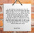 Hebrew Book of Psalms Ceramic TILE holy bible Tehillim Chapter 28 תהילים עברית
