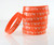 SHEMA ISRAEL Orange  Bracelets Jewish Kabbalah Hebrew Rubber Cuff Wristbands
