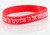 SHEMA ISRAEL Red  Bracelets Jewish Kabbalah Hebrew Rubber Cuff Wristbands