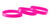 Blank Pink Silicone Wristband powerful Rubber Bracelet good karma Bangle gift