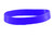 Blank Blue Silicone Wristband powerful Rubber Bracelet good karma Bangle gift