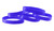 Blank Blue Silicone Wristband powerful Rubber Bracelet good karma Bangle gift