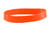 Blank Orange Silicone Wristband powerful Rubber Bracelet good karma Bangle gift