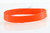 Blank Orange Silicone Wristband powerful Rubber Bracelet good karma Bangle gift
