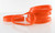 Blank Orange Silicone Wristband powerful Rubber Bracelet good karma Bangle gift