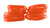 Blank Orange Silicone Wristband powerful Rubber Bracelet good karma Bangle gift