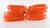 Blank Orange Silicone Wristband powerful Rubber Bracelet good karma Bangle gift