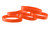 Blank Orange Silicone Wristband powerful Rubber Bracelet good karma Bangle gift