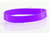 Blank Purple Silicone Wristband powerful Rubber Bracelet good karma Bangle gift
