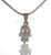 Silver Plated Necklace Hamsa with Evil Eye Pendant Jewish Judaica Kabbalah Silver Plated Necklace Hamsa with Evil Eye Pendant Jewish Judaica Kabbalah