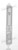 Lot of 3 White & Silver Mezuzah Mezuza Case 12cm Judaica Jewish Plastic Design