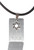 Jewish Judaica Kabala Jewelry Tzahal rectangle Pendant Gift Necklace