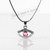 Pink Rose Evil Eye Amulet Necklace Charm success Protection Judaica Spiritual
