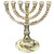 Jewish statuette gift Temple Menorah Figurine candelabrum holyland Jerusalem