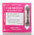 Jewish shaddi blue eye  Silver plated car Mezuzah Mezuza Judaica Israel kabbalah