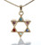 Colorful Star of David Lucky karma Jewish Holy Sacred Necklace Judaica Kabbalah Colorful Star of David Lucky karma Jewish Holy Sacred Necklace Judaica Kabbalah