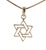 Star of David Lucky charm Pendant modern stylish Jewish Necklace Judaica karma
