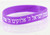 SHEMA ISRAEL Purple  Bracelets Jewish Kabbalah Hebrew Rubber Cuff Wristbands