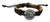 Black Tribal Feng shui Leather Bracelet Surfer Wrist Band Cuff Bangle wind water