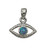 925 Silver Sterling Sky eye Luck and success Necklace protection Accessory Gift