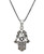 925 sterling Silver Cool Hamsa hand & Star of David Pendant necklaces Holy gift