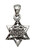 925 Silver Sterling Tablet Star of David Jewish 10 Commandments Pendant Necklace