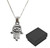 925 sterling Silver Hamsa hand fatima Stylish Accessory necklaces Evil Eye gift