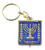 Israel MENORAH Double Sided Key Ring Chain (1pc) Judaism Pendant 2 side Israel MENORAH Double Sided Key Ring Chain (1pc) Judaism Pendant 2 side