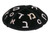 BLACK leather Beanie Kippah Yarmulke Kippa A-B letters Hat covering Cap