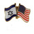 Mix Country Friendship Flags with Israel pretty Lapel PIN patriot gift
