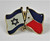 Mix Country Friendship Flags with Israel pretty Lapel PIN patriot gift