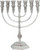 7 Branch Menorah Temple Replica 17.7" Judaica Holyland Ornament Candle Decor Gift