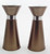 Anodized Aluminum Cone Candlesticks Modern Sylish futuristic Shabbat gift