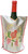 Gorgeous Silk Wine Bottle Cover Shabbat Table Blessing Symbol Special ornament