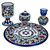 Armenian Ceramic Havdalah Set Kiddush Cup Candle Spices Fragrance Judaica Kabbalah