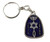 Messianic Star of David Menorah Judaism Blue Key Chain success Pendant Charm