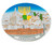 JERUSALEM roof design Acrylic plaster Wall hanging Plate 2 size charm décor gift
