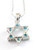 Blue eye Lucky Star of David Pendant Necklace Judaica Kabbala BEST ornament