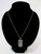 Black Metallic Jewish Prayer "Shema Israel" Necklace שמע ישראל Judaica Kabbalah