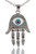 BEST CHARM Hamsa Hand Necklace lucky Pendant SUCCESS EVIL EYE holyland