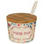 NEY YEAR Bamboo Honey Dish Shana Tovah Jewish HEBREW Serving Bowl Gift