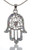 Hamsa Sparkling lucky charm Necklace success well being protect Pendant gift